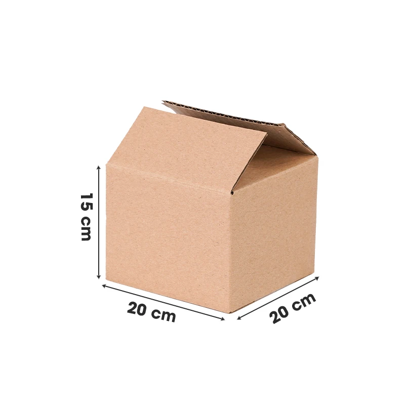 Hộp Carton đối khẩu 20x20x15